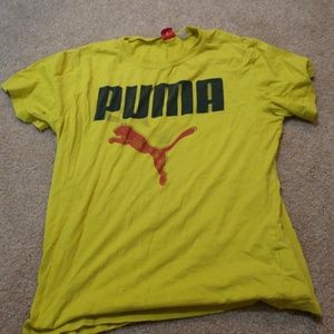 Yellow Puma shirt